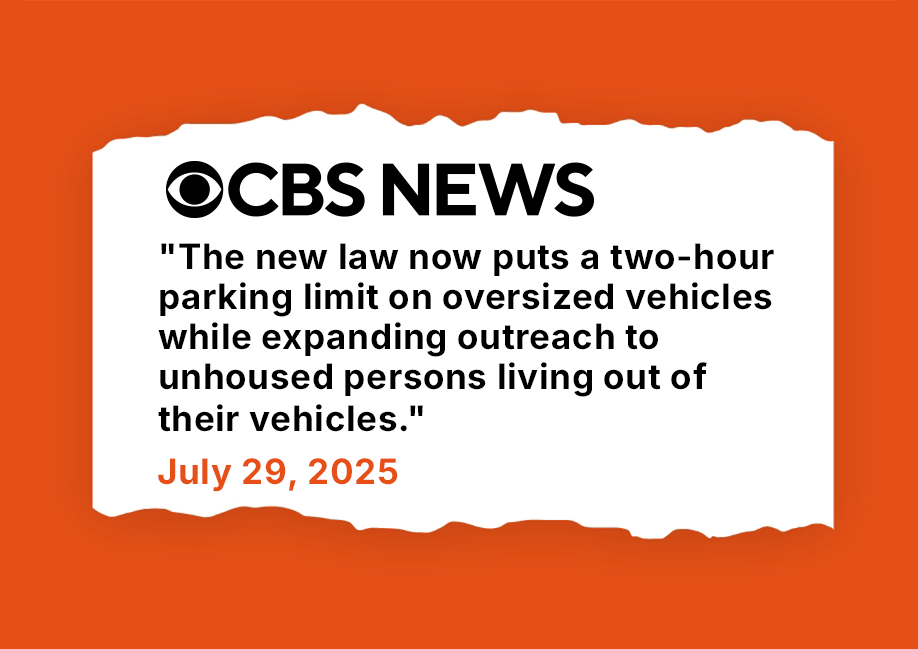 CBS News: The parents living in vehicles deserve real options for raising their kids in safety and dignity